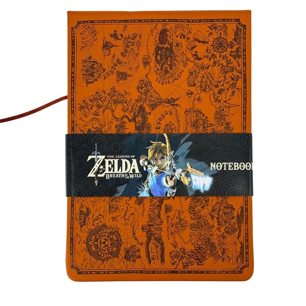 Nintendo Zelda Breath of the Wild Hardcover Notebook Journal 9x6 New